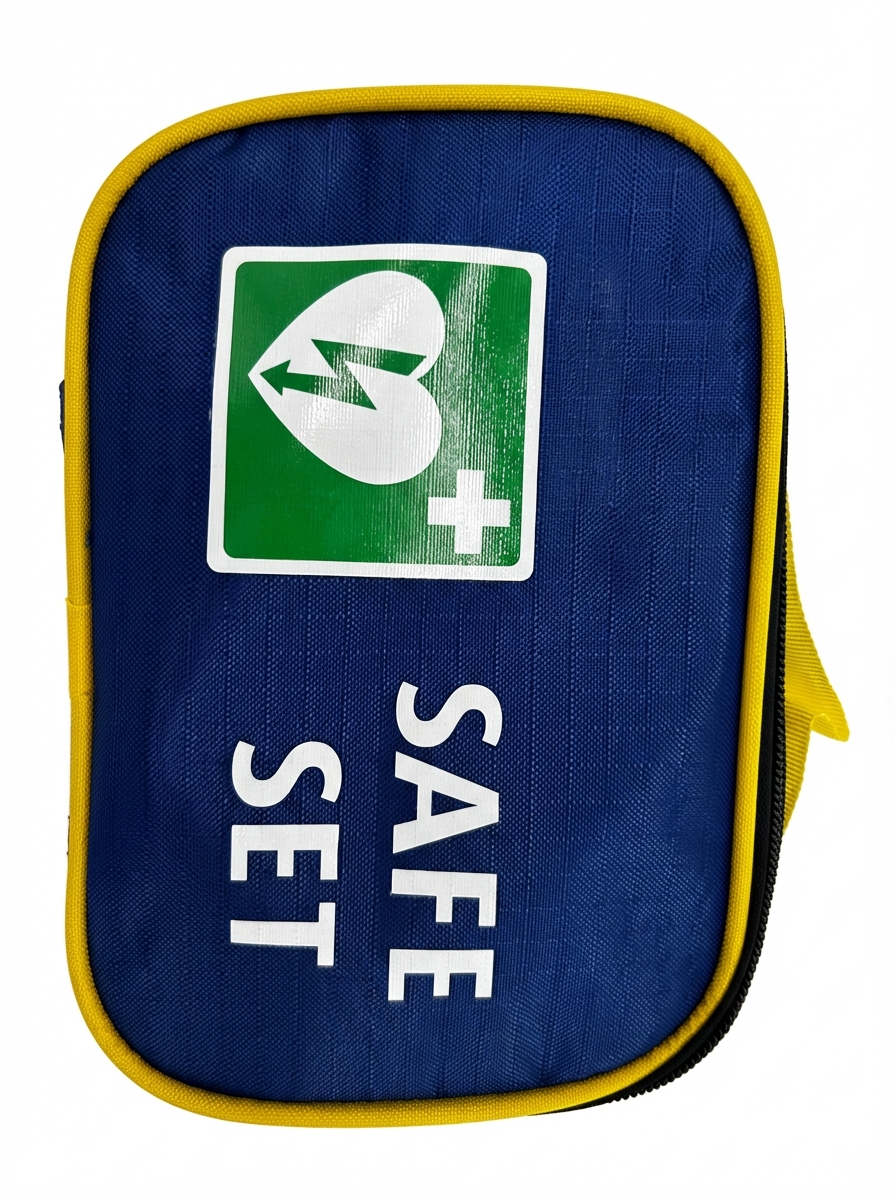 Set de desfibrilador DEA Notfallretter.de® totalmente automático con 10 años de garantía de Schiller Alemania incl. armario exterior CORE