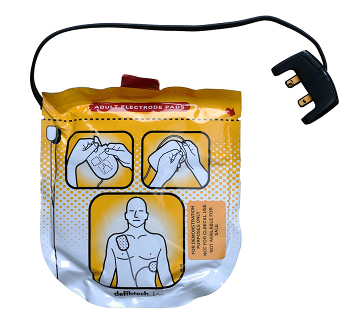 Electrodos para niños y adultos compatibles con todos los desfibriladores DEA Defibtech Lifeline