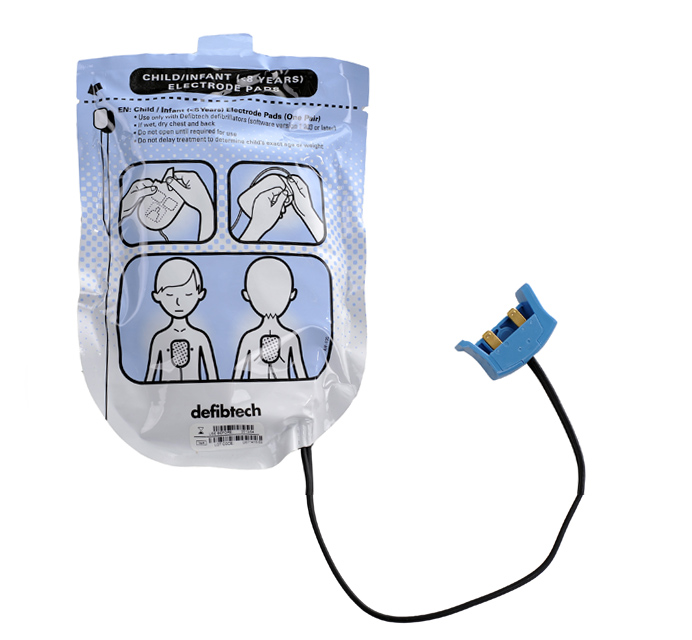 Electrodos pediátricos (niños menores de 8 años o