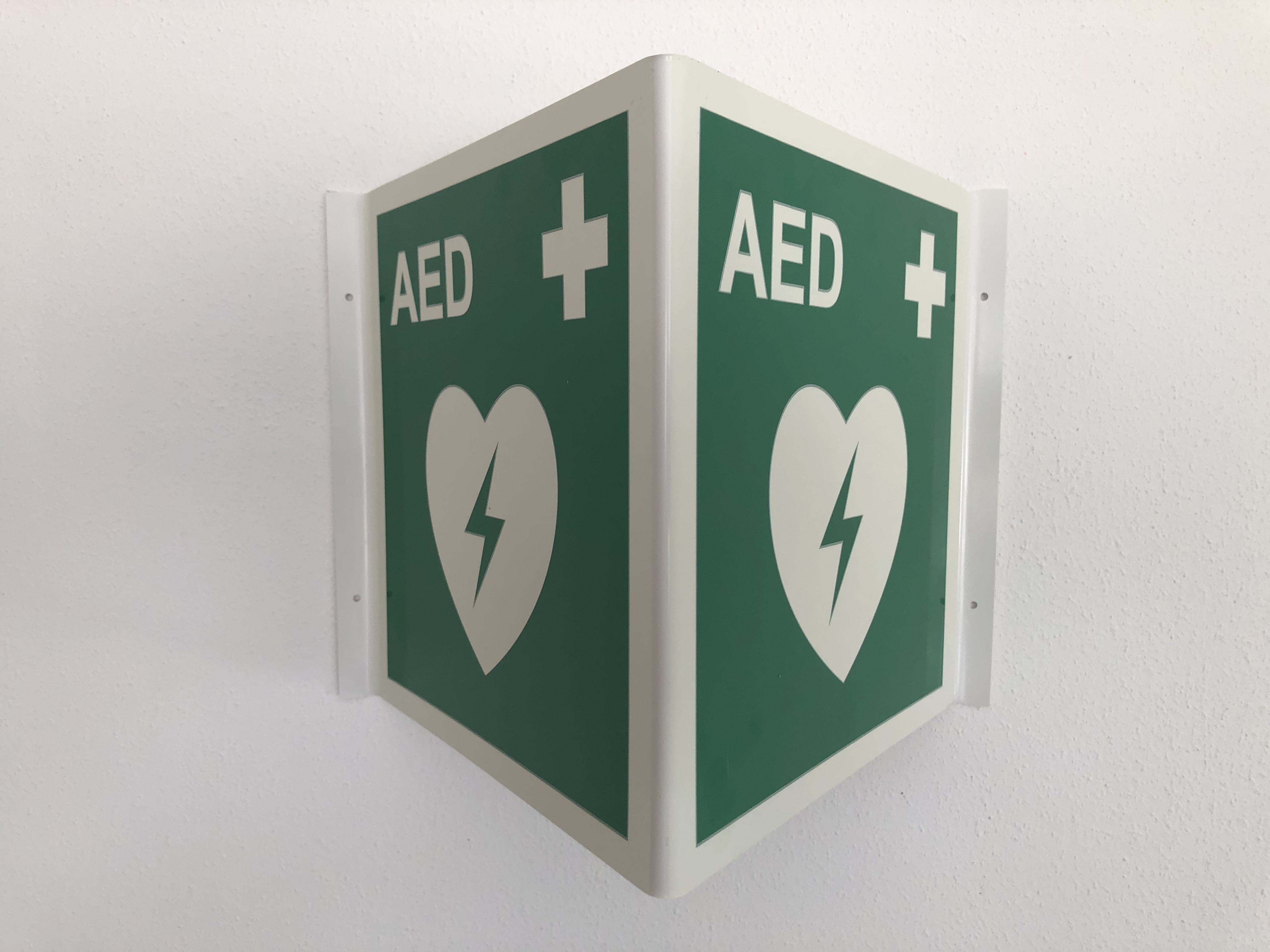 Señal angular fotoluminiscente para desfibrilador DEA – Indicador de ubicación del AED